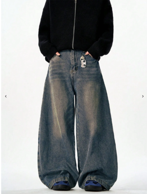 Antique Blue Baggy Japan Fit Jeans