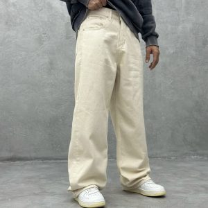 Baggy Fit Straight Leg Jeans